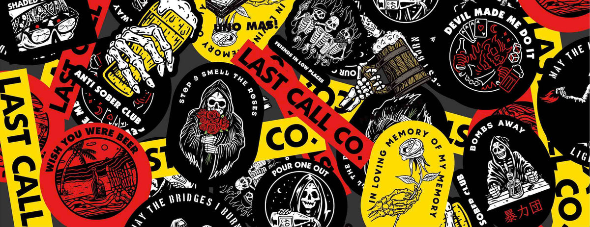 Last Call Co. Pour One Out Sticker