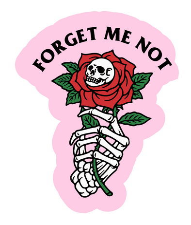 Forget Me Not Sticker