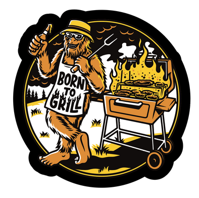 Born to Grill Sticker