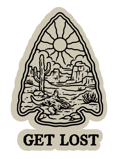 Get Lost Sticker