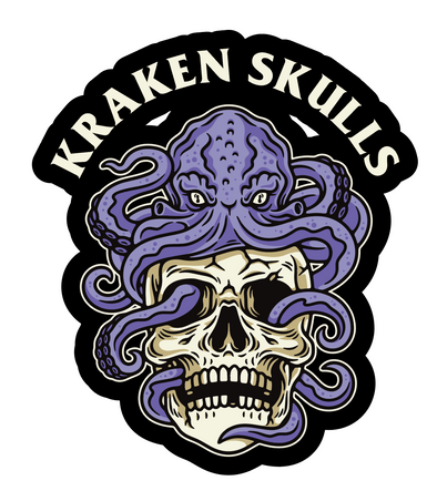 Kraken Skulls Sticker