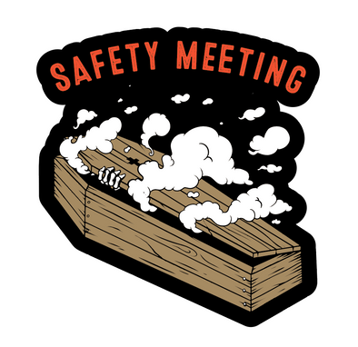 Safety Meeting Sticker