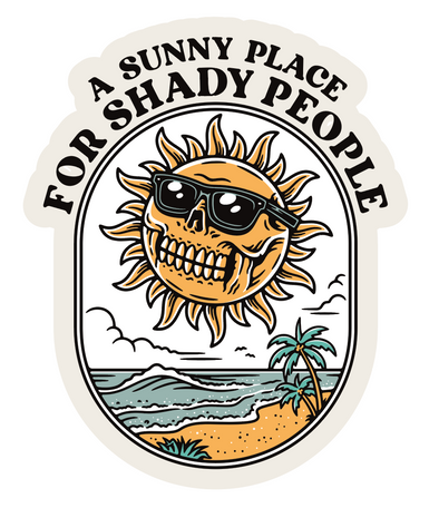 Shady People Sticker