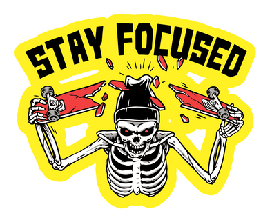 Stay Focused Sticker