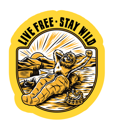 Stay Wild Sticker